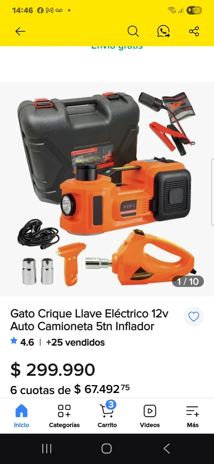 Gato eléctrico e inflador · foto 1