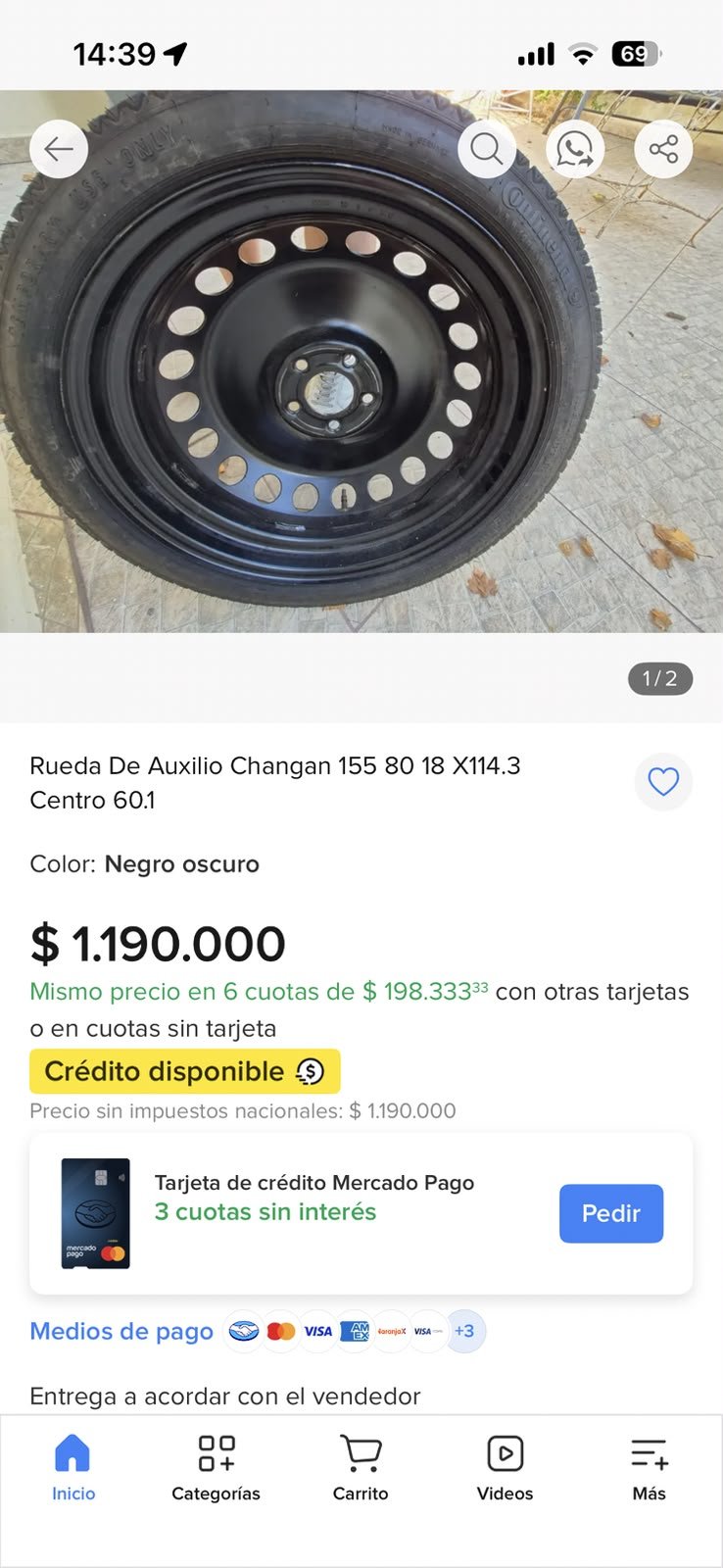 Rueda de auxilio: referencia compartida · foto 1