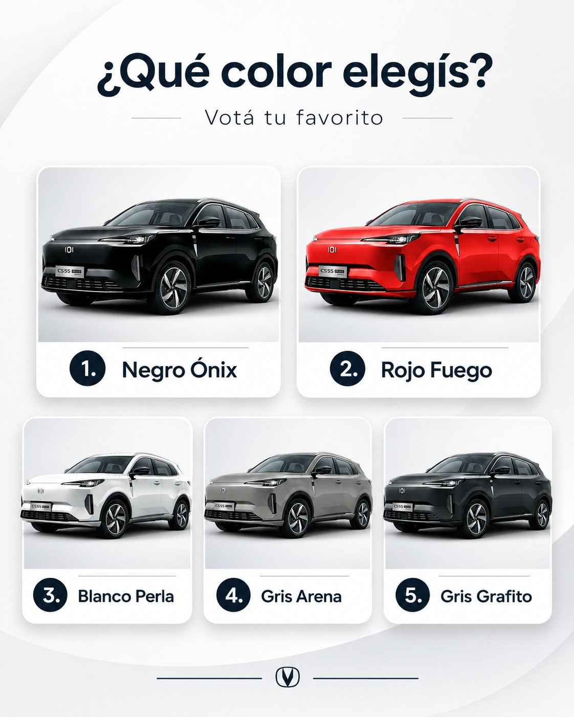 Changan CS55 Plus iDD en diferentes colores